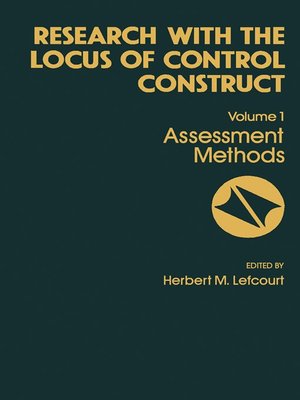 cover image of Research with the Locus of Control Construct